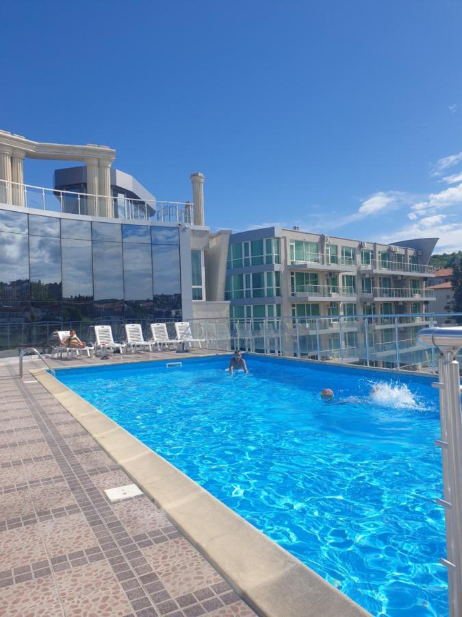 Studio Silver Terace With Sea View For 4 Person 비알라 외부 사진